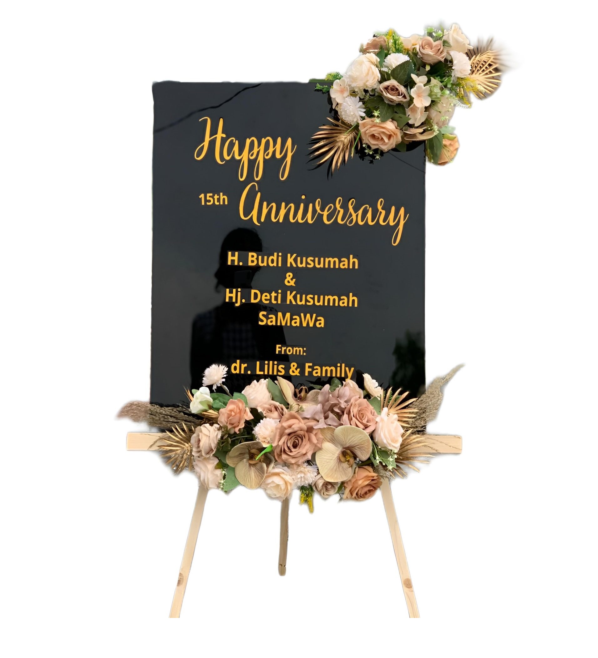 Papan Bunga Akrilik Lubuk Begalung