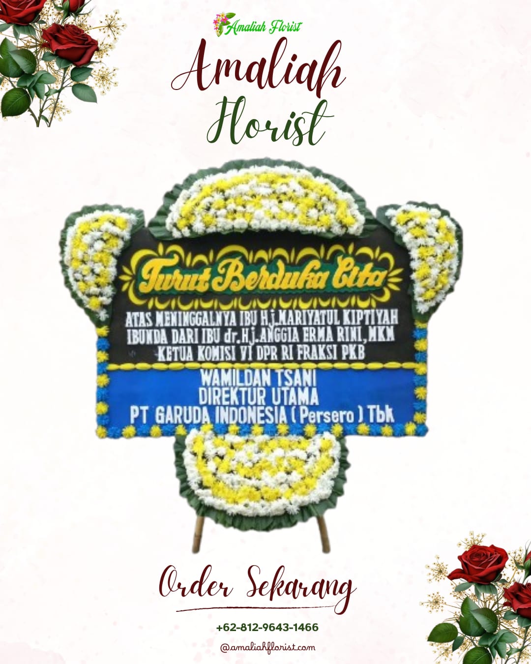 Papan Bunga Duka Lubuk Begalung